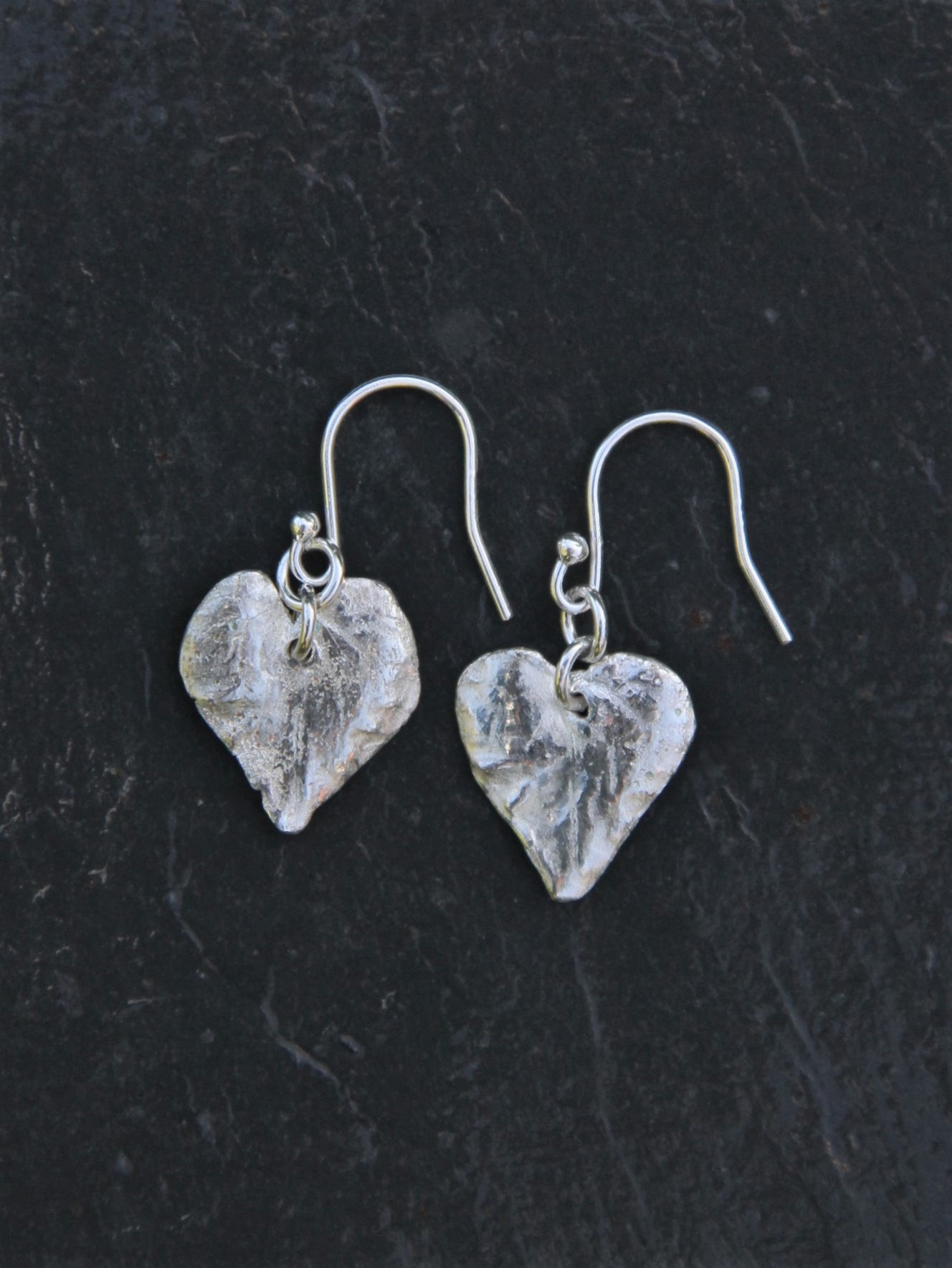 Amazon.com: Silver Heart Earrings Heart Shaped Stud Earrings 925 Sterling  Silver Earrings for Women Valentine's Day Fashion Chunky Heart Jewelry :  Handmade Products